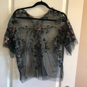 ZARA mesh shirt
